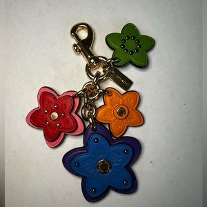 Coach flower charm
